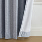 Solace Max-Blackout Solid Texture Window Curtain Panel