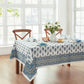 Mantel para interiores y exteriores resistente al agua y a las manchas con estampado de bloques Tropez