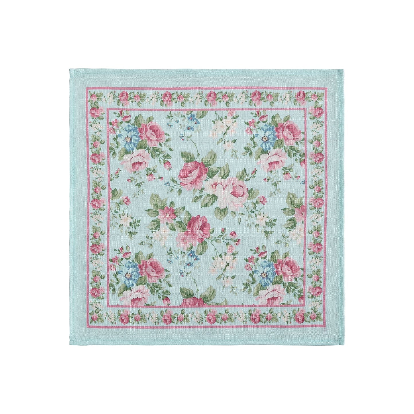 Servilletas de jardín florales vintage. Juego de 4