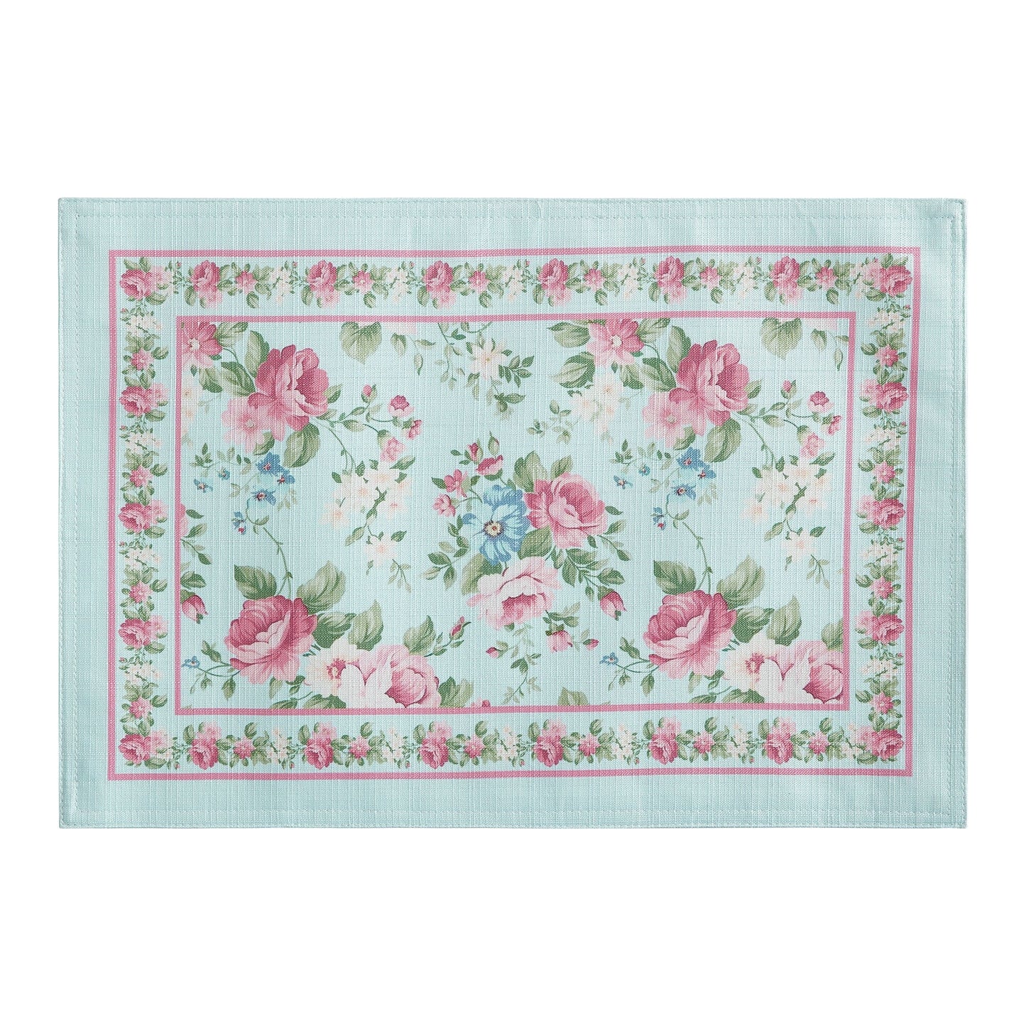 Vintage Floral Garden Placemats, Set of 4