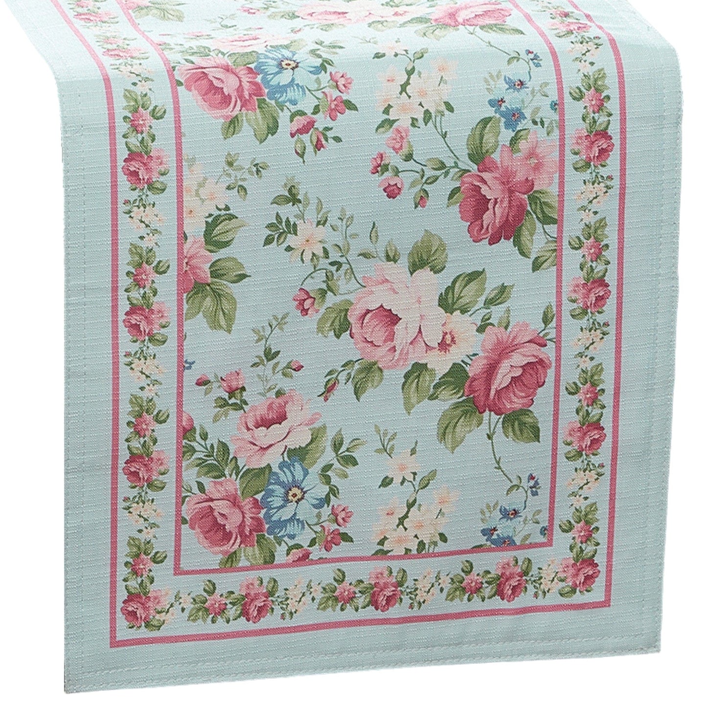 Vintage Floral Garden Table Runner