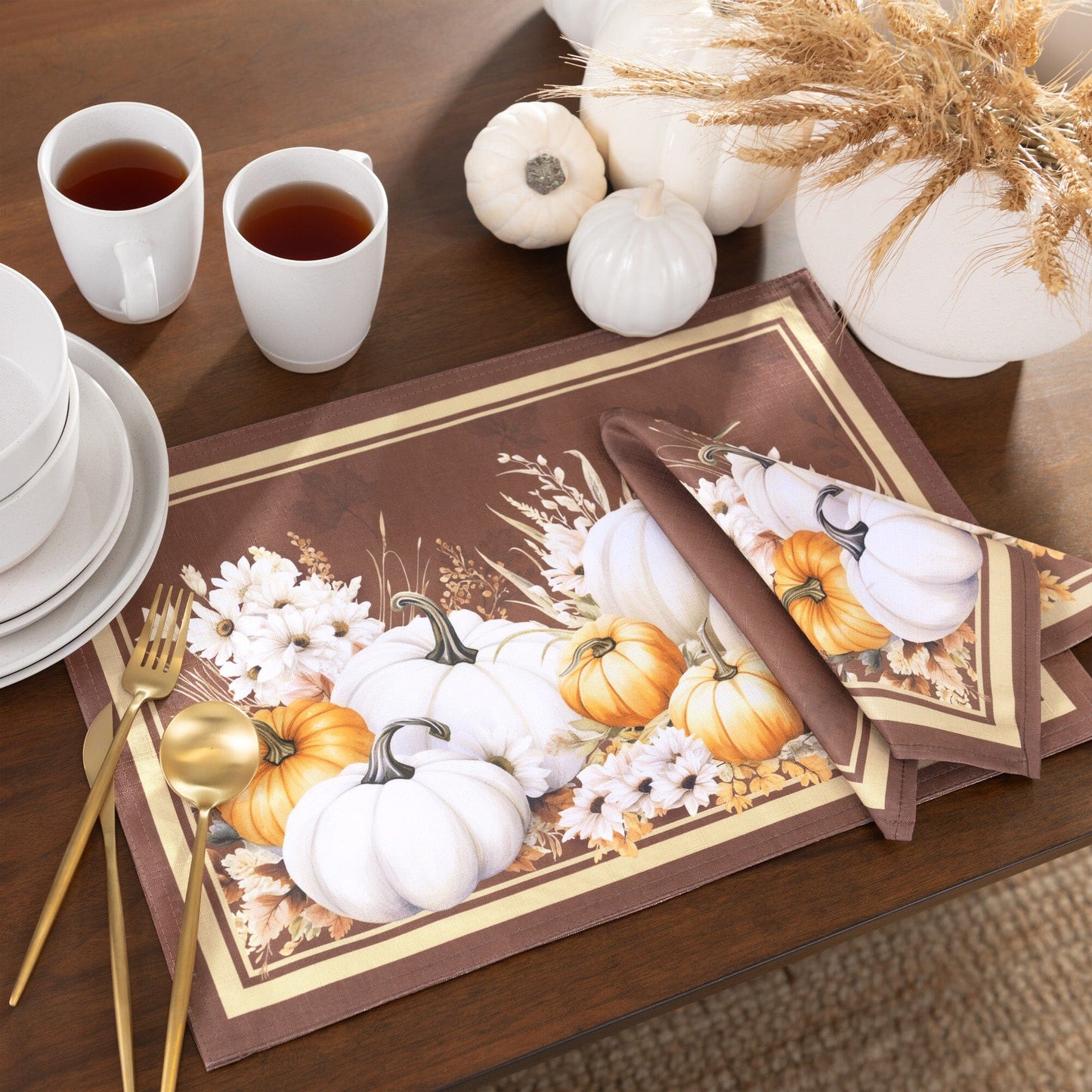 Wheatland Harvest Fall Placemats, Set of 4