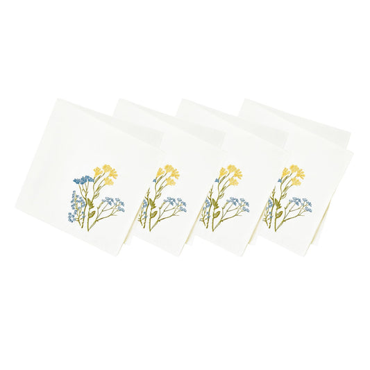 Lenox Wildflowers Border Napkins, Set of 4
