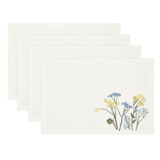 Lenox Wildflowers Border Placemats, Set of 4
