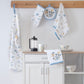 Lenox Wildflowers Embroidered Kitchen Towel 2 Pack Set