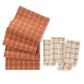 Harvest Windowpane Table Runner and 4-Piece Napkin Set