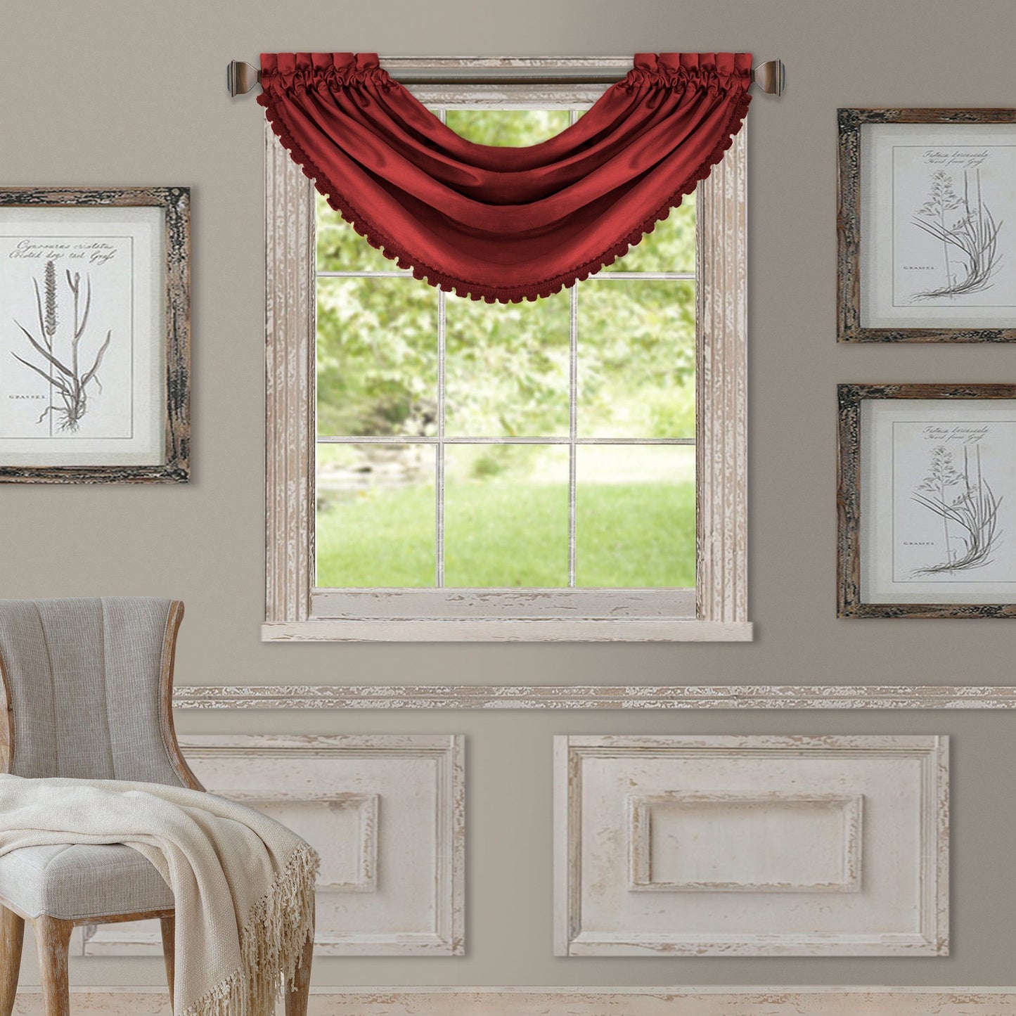 window curtain valance