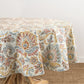 Ava Floral Jacobean Printed Vinyl Indoor/Outdoor Tablecloth