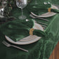 green set of 4 napkins