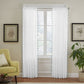 Bianca Semi-Sheer 100% Cotton Window Curtain with Tassels - Clearance