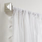 Bianca Semi-Sheer 100% Cotton Window Curtain with Tassels - Clearance