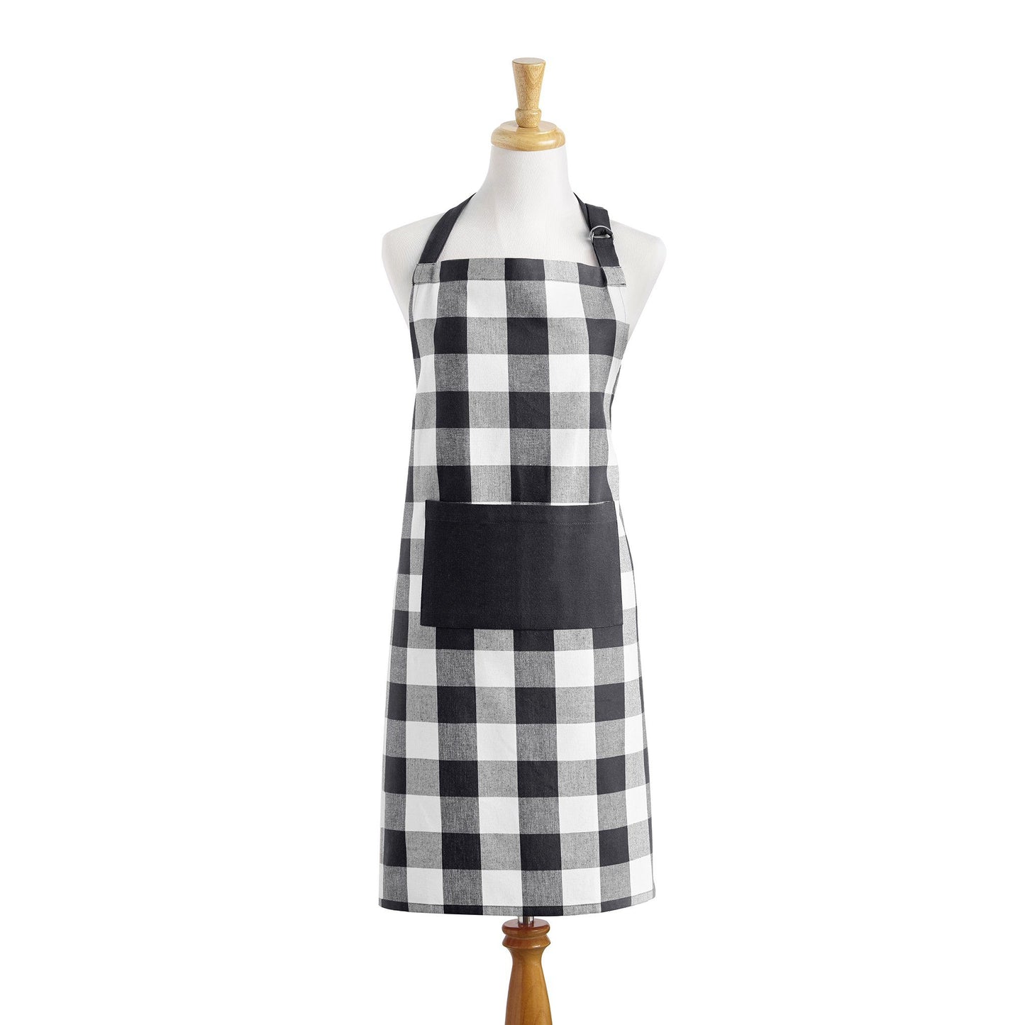 Farmhouse Living Buffalo Check Kitchen Apron with Pocket