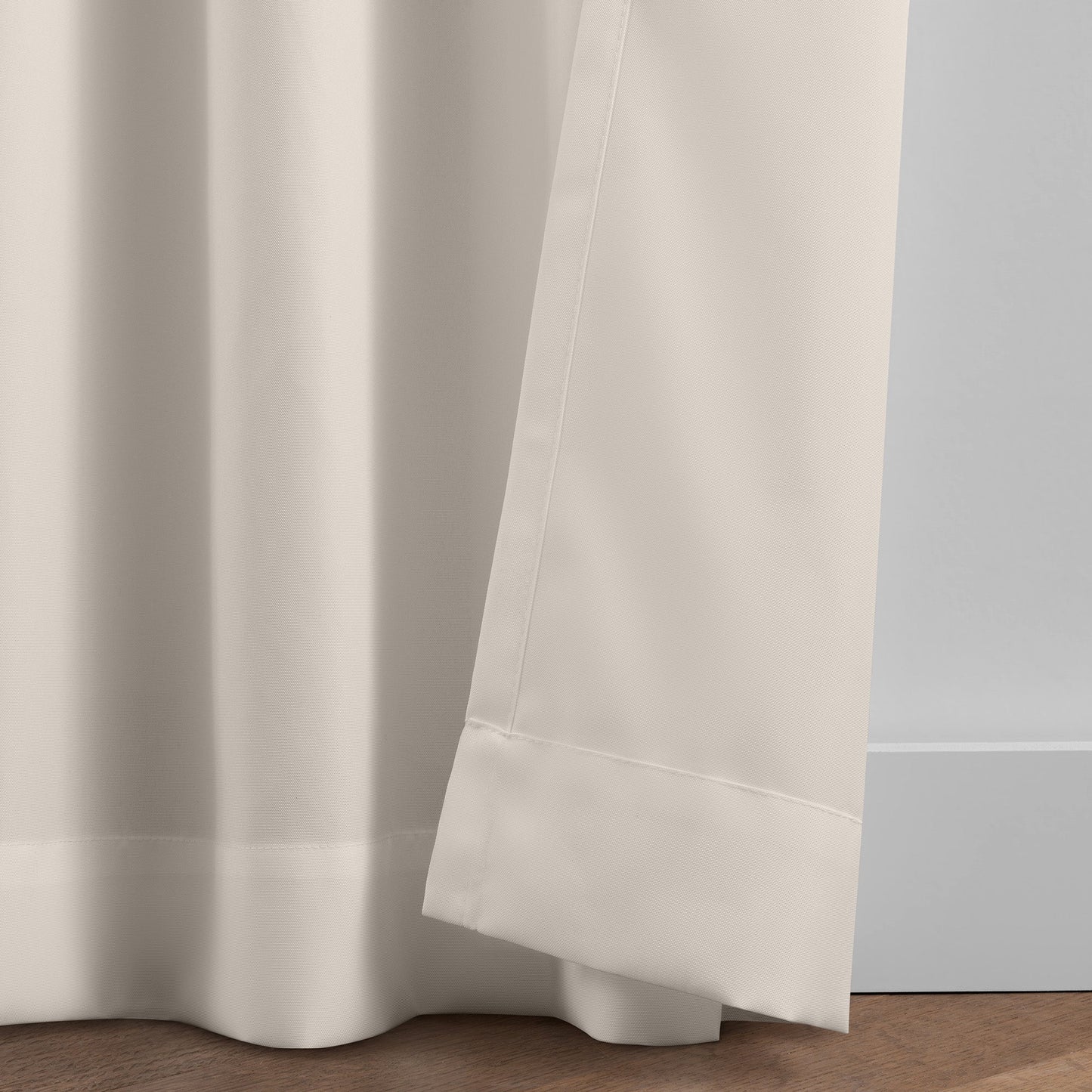 Cairo Solid Grommet Window Curtain, Set of 2