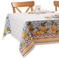 Capri Lemon Double Border Tablecloth