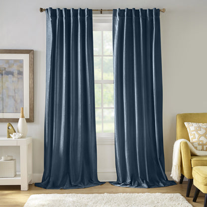 Carnaby Distressed Velvet Window Curtain