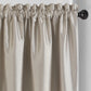 Colette Faux Silk Blackout Window Curtain & Scallop Valance