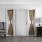 Colette Faux Silk Sidelight Door Window Panel-Elrene Home Fashions