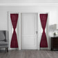 Colette Faux Silk Sidelight Door Window Panel-Elrene Home Fashions