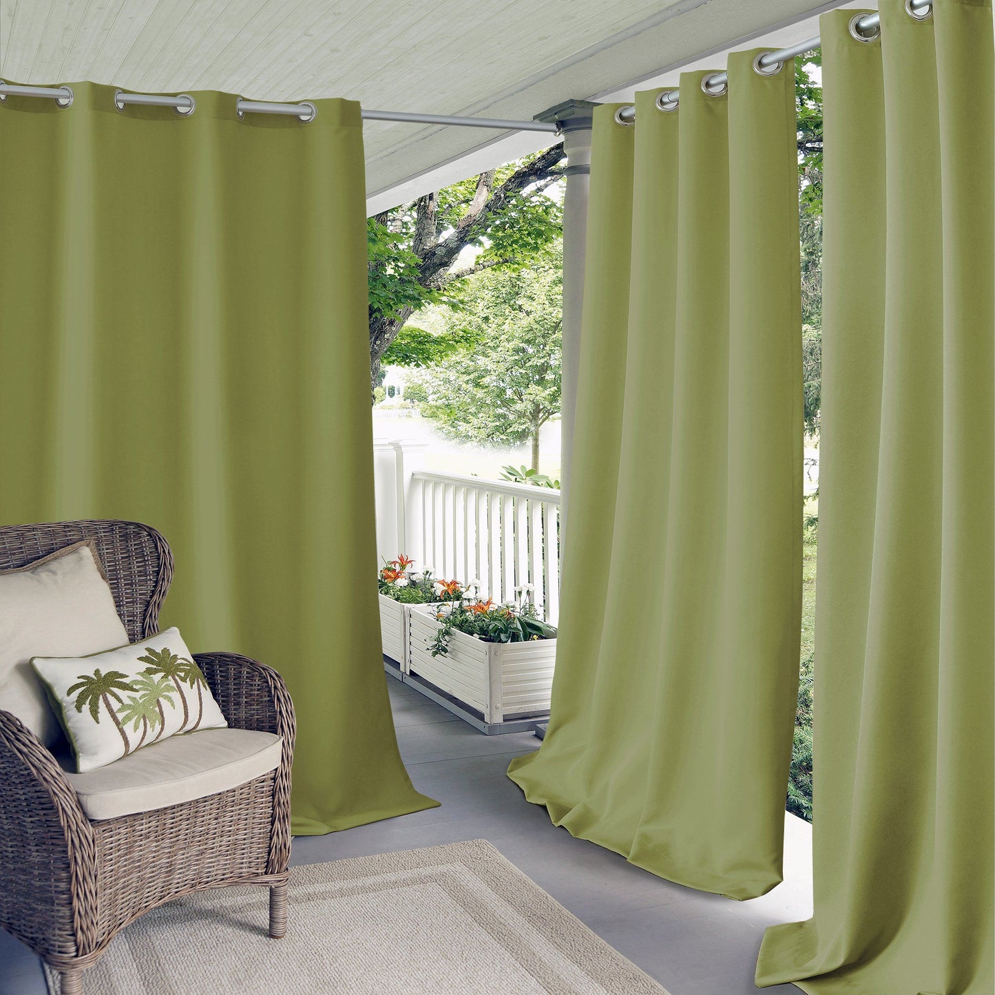 indoor outdoor curtain panel