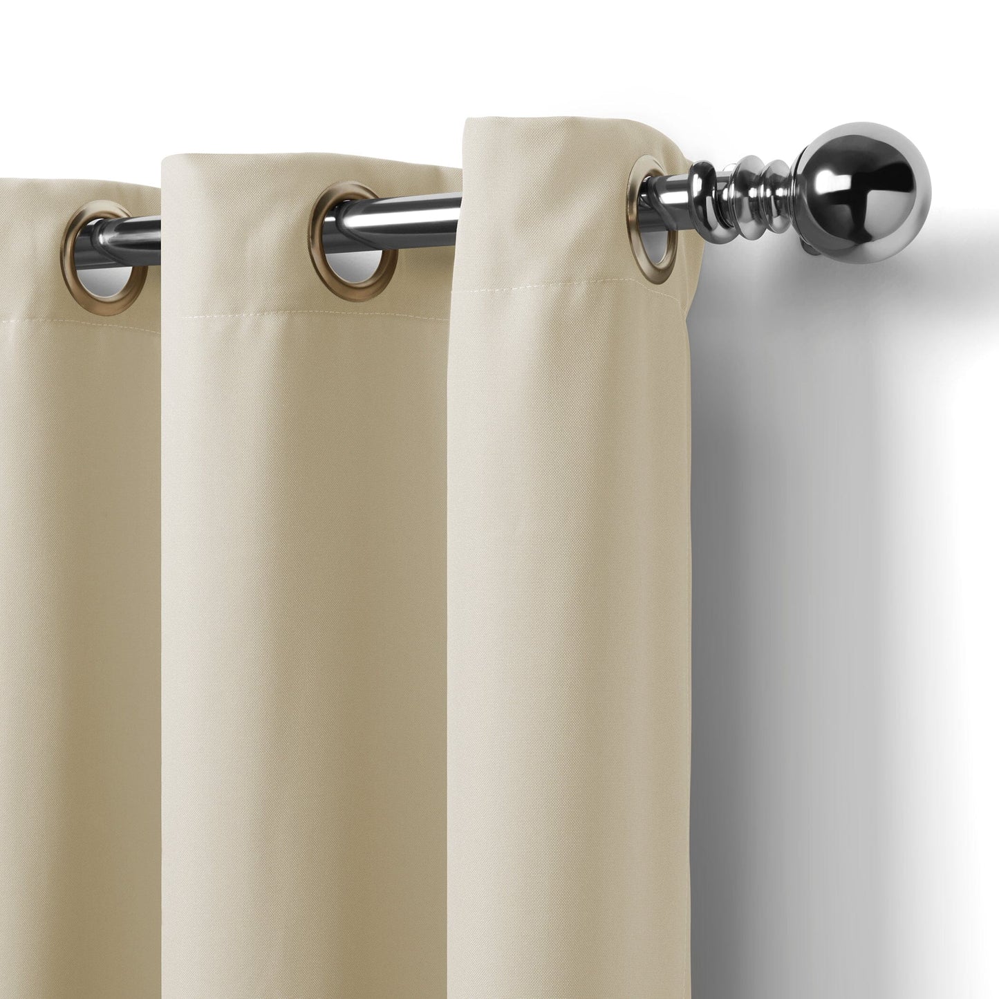 Connor Solid Grommet Top Indoor/Outdoor Window Curtain - Clearance