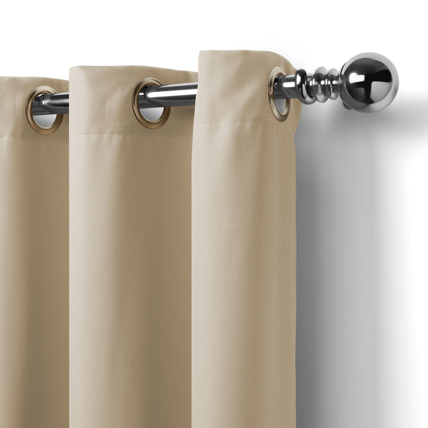 Connor Solid Grommet Top Indoor/Outdoor Window Curtain - Clearance