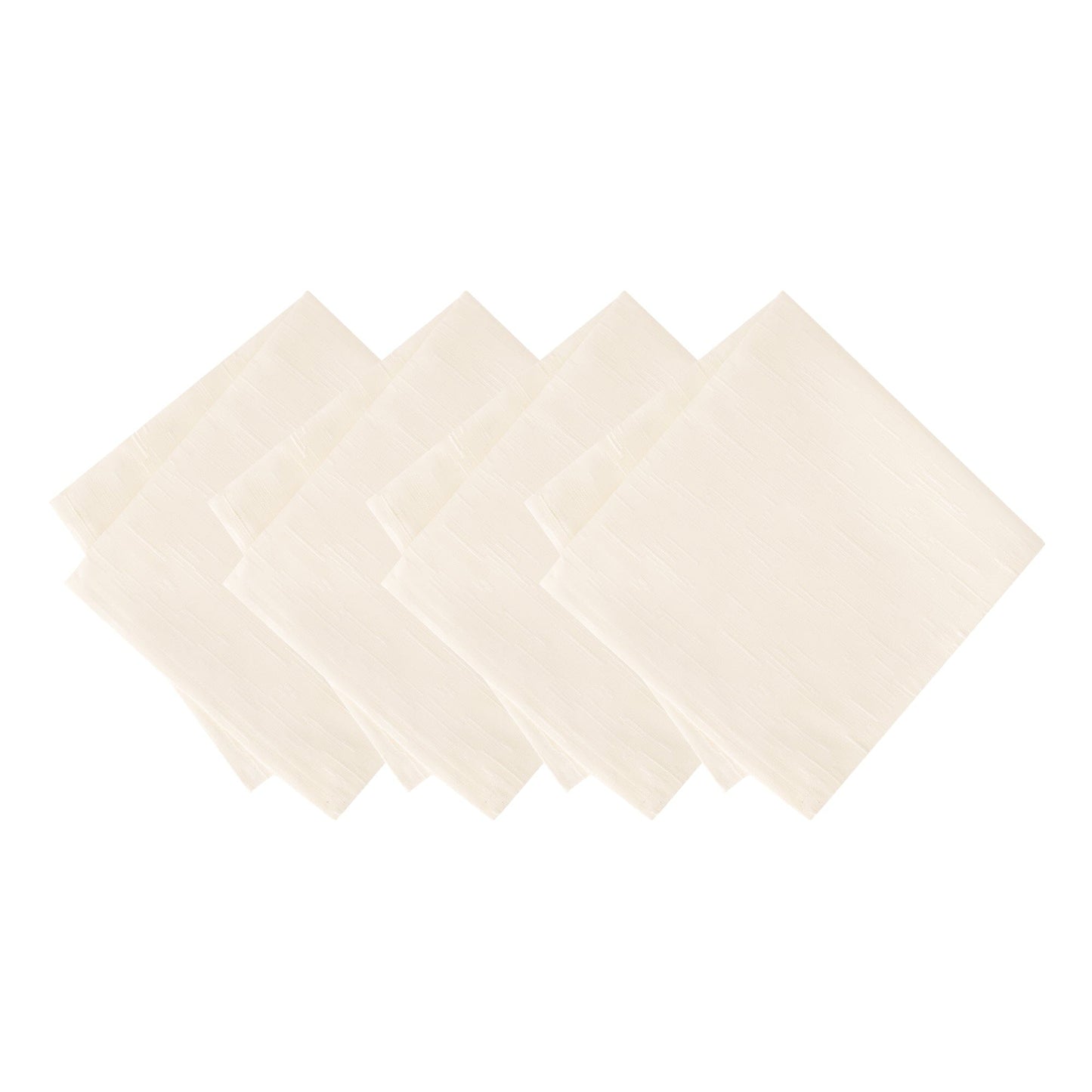 Continental Solid Texture Water and Stain Resistant Napkins, Set of 4