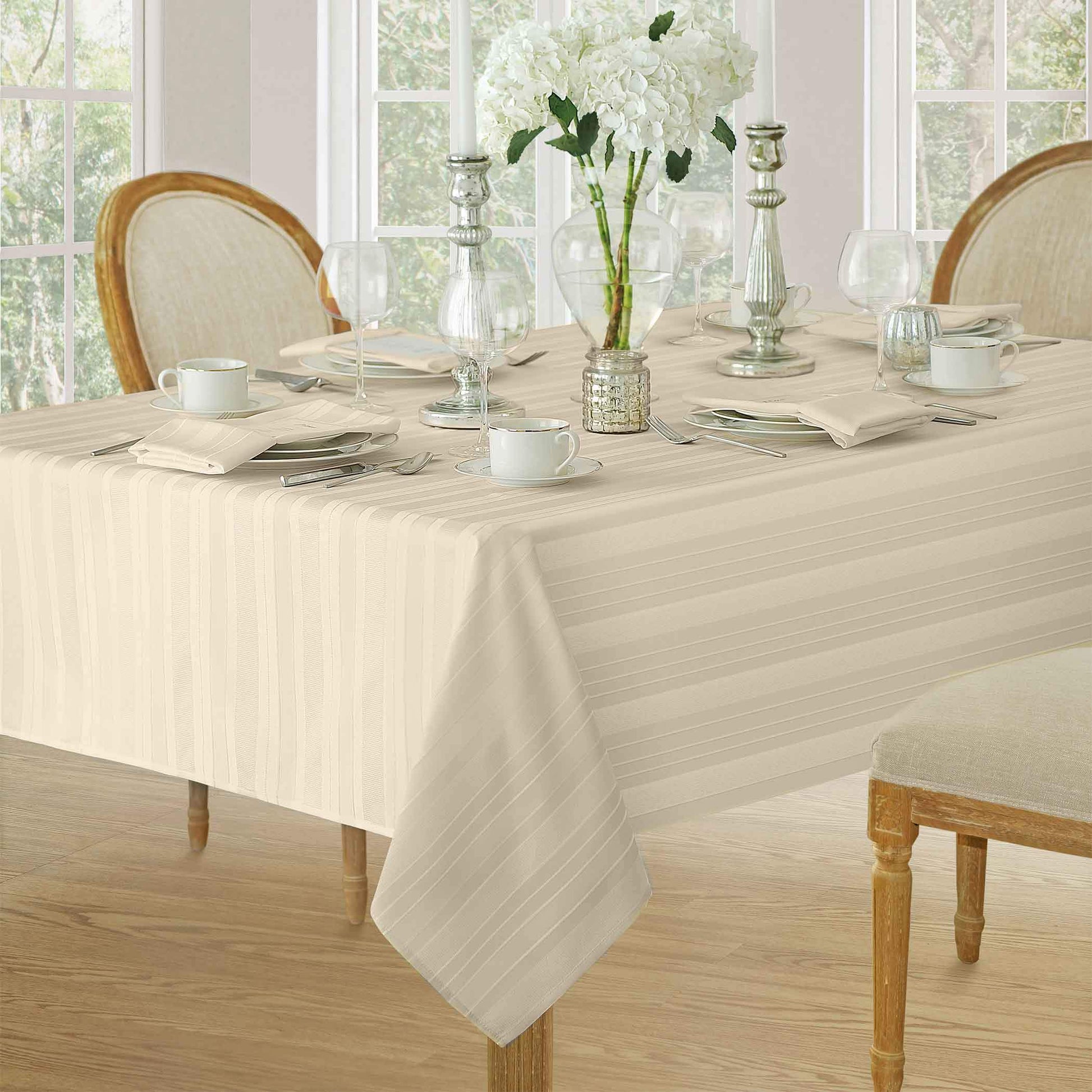 Denley Stripe Tablecloth