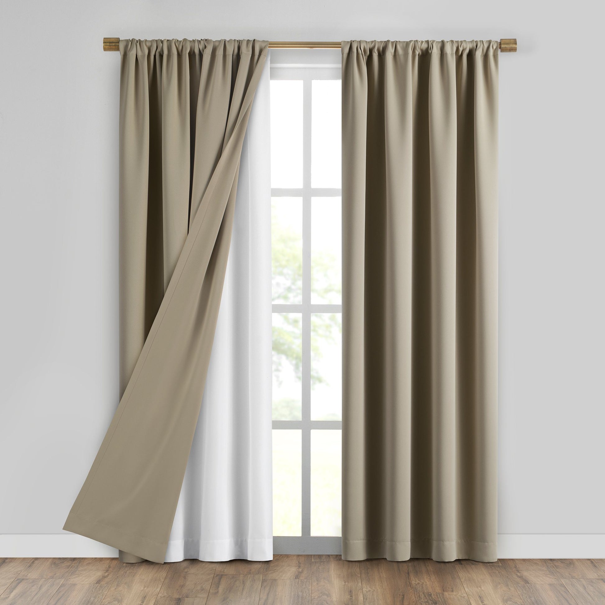 SunVeil Extra Wide Draft Stop Thermal Curtain Liner