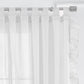 Bella Tab-Top Ruffle Sheer Window Curtain - Clearance