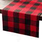 Farmhouse Living Holiday Buffalo Check Table Runner-Elrene Home Fashions