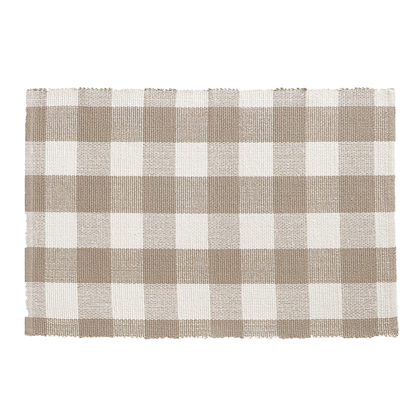 Farmhouse Living Buffalo Check Woven Kitchen Mat