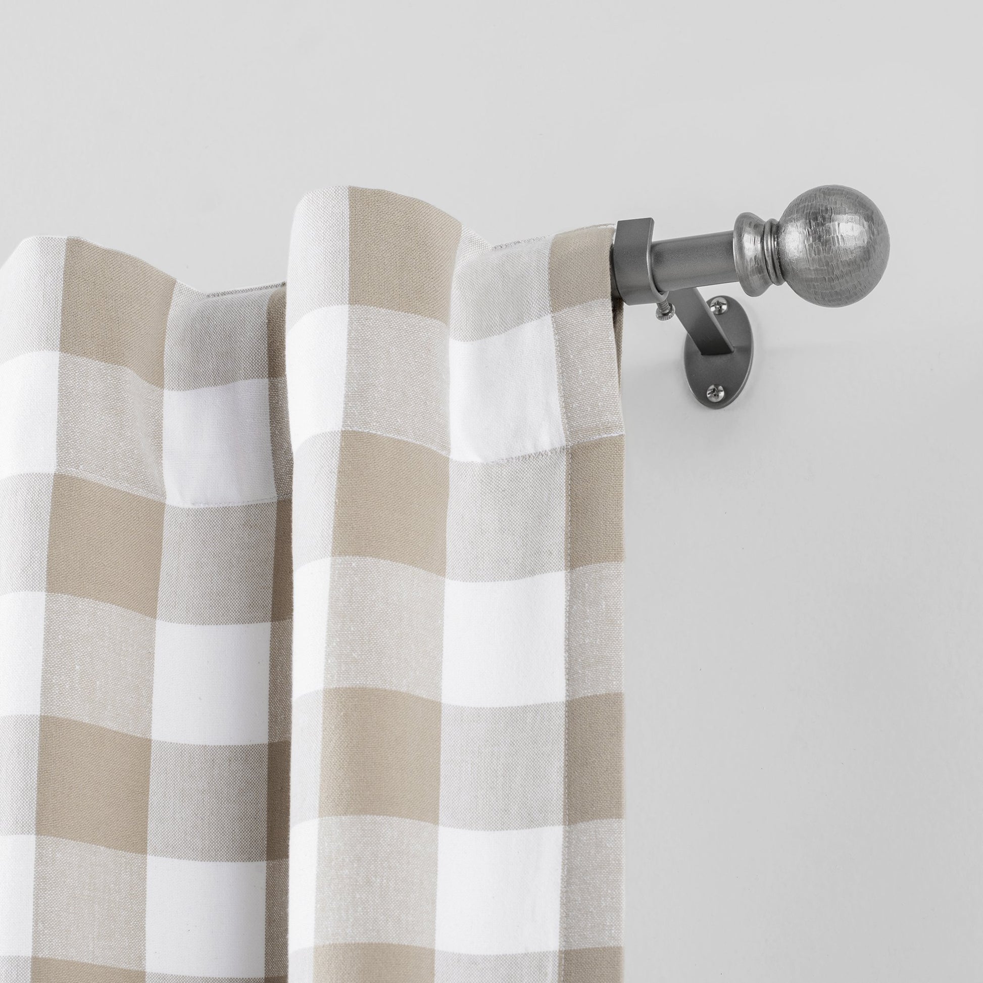 Farmhouse Ball Curtain Rod-Elrene Home Fashions