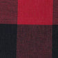 Farmhouse Red/Black Buffalo Check Kitchen Curtain Tiers & Valance Set
