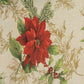 Festive Poinsettia Holiday Cloth Napkins, Set of 4-Elrene Home Fashions