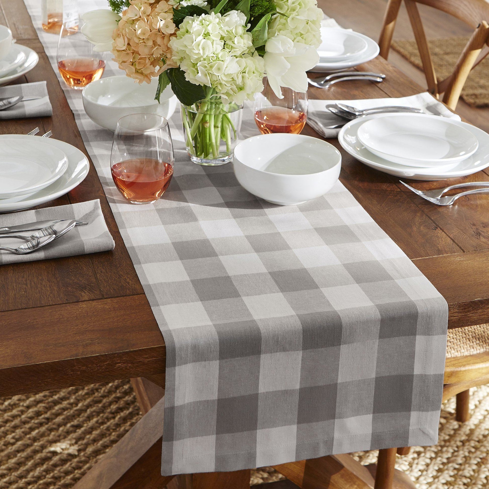 Farmhouse Living Buffalo Check Table Runner