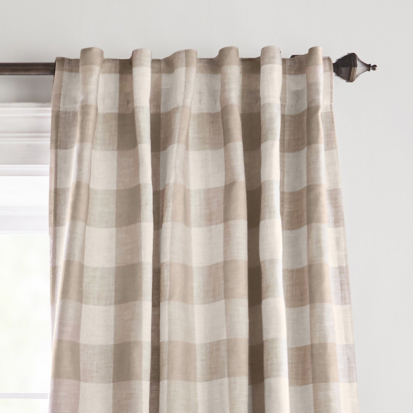 Grainger Buffalo Check Blackout Window Curtain