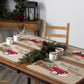 Home For the Holidays Burlap Placemat, Set of 4