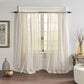 Hampton Stripe Sheer Window Curtain-Elrene Home Fashions