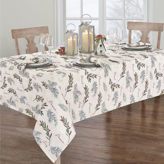 Holiday Tree Trimmings Tablecloth