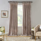 Korena Tie-Top Crushed Velvet Window Curtain-Elrene Home Fashions