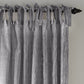 Korena Tie-Top Crushed Velvet Window Curtain-Elrene Home Fashions