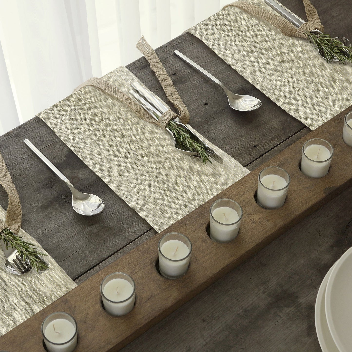 Servilletas de tela de lino Villeroy &amp; Boch La Classica (juego de 4)