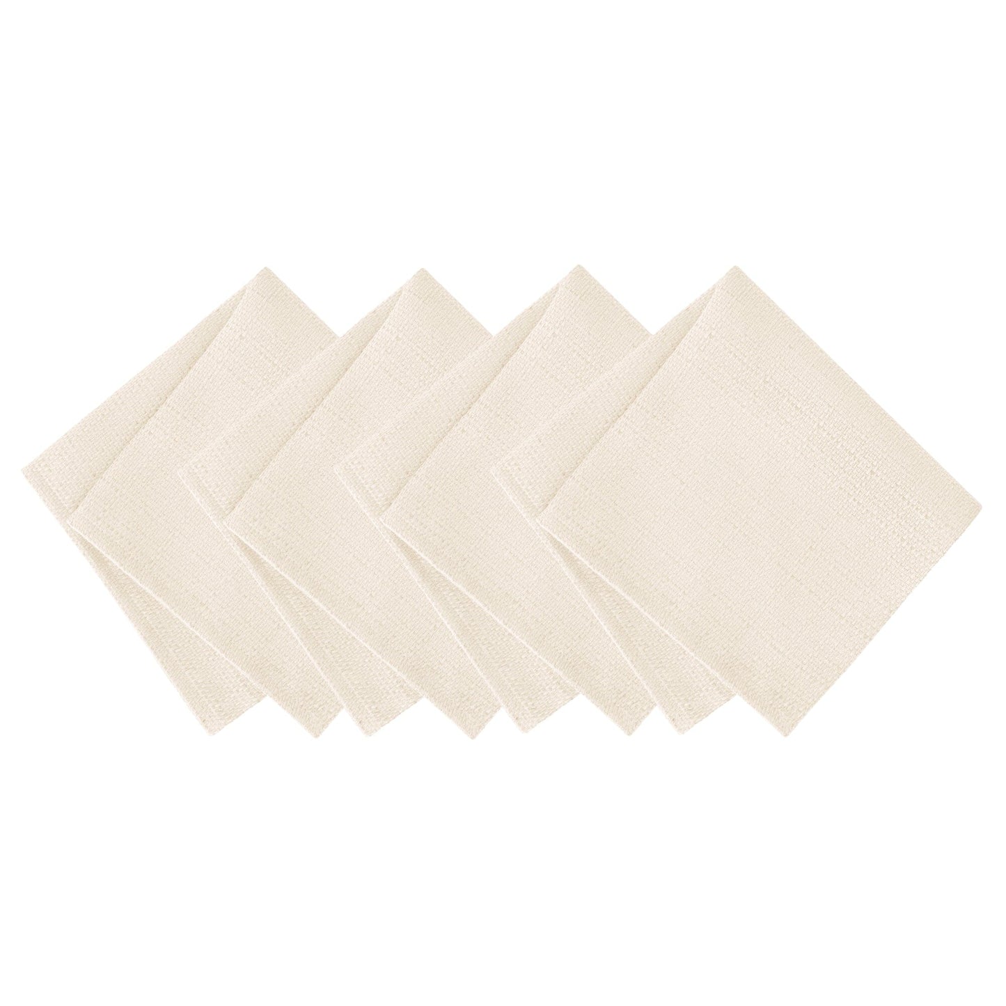 Laurel Solid Texture Water and Stain Resistant Napkins, Set of 4