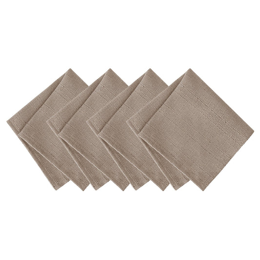 Laurel Solid Texture Water and Stain Resistant Napkins, Set of 4