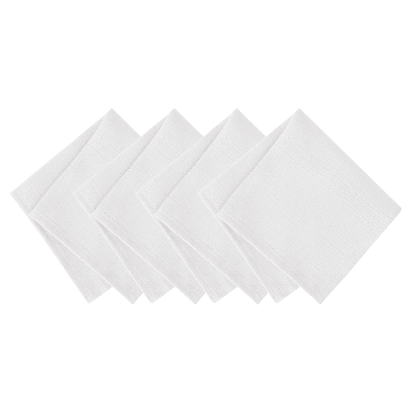 Laurel Solid Texture Water and Stain Resistant Napkins, Set of 4