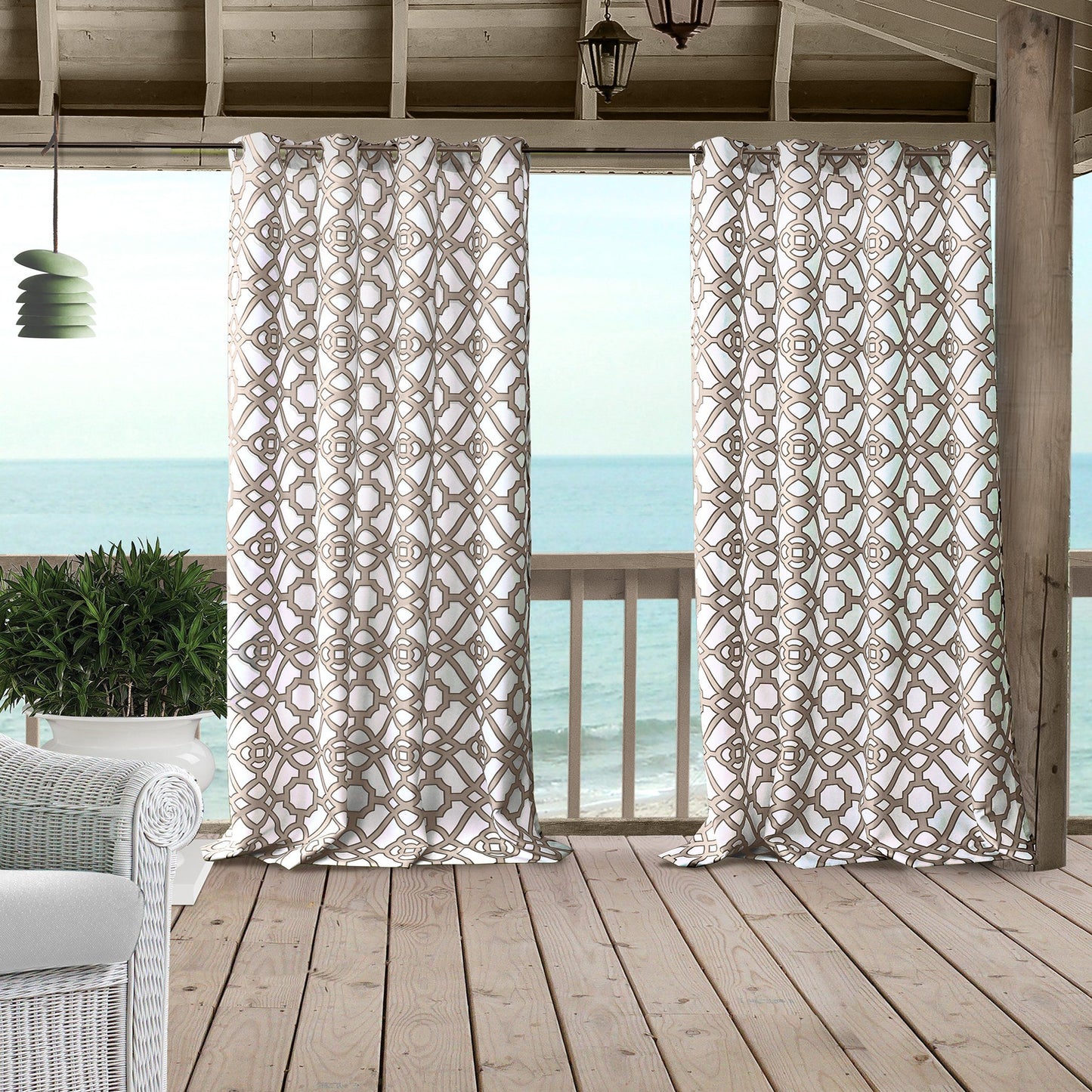 indoor outdoor curtain panel