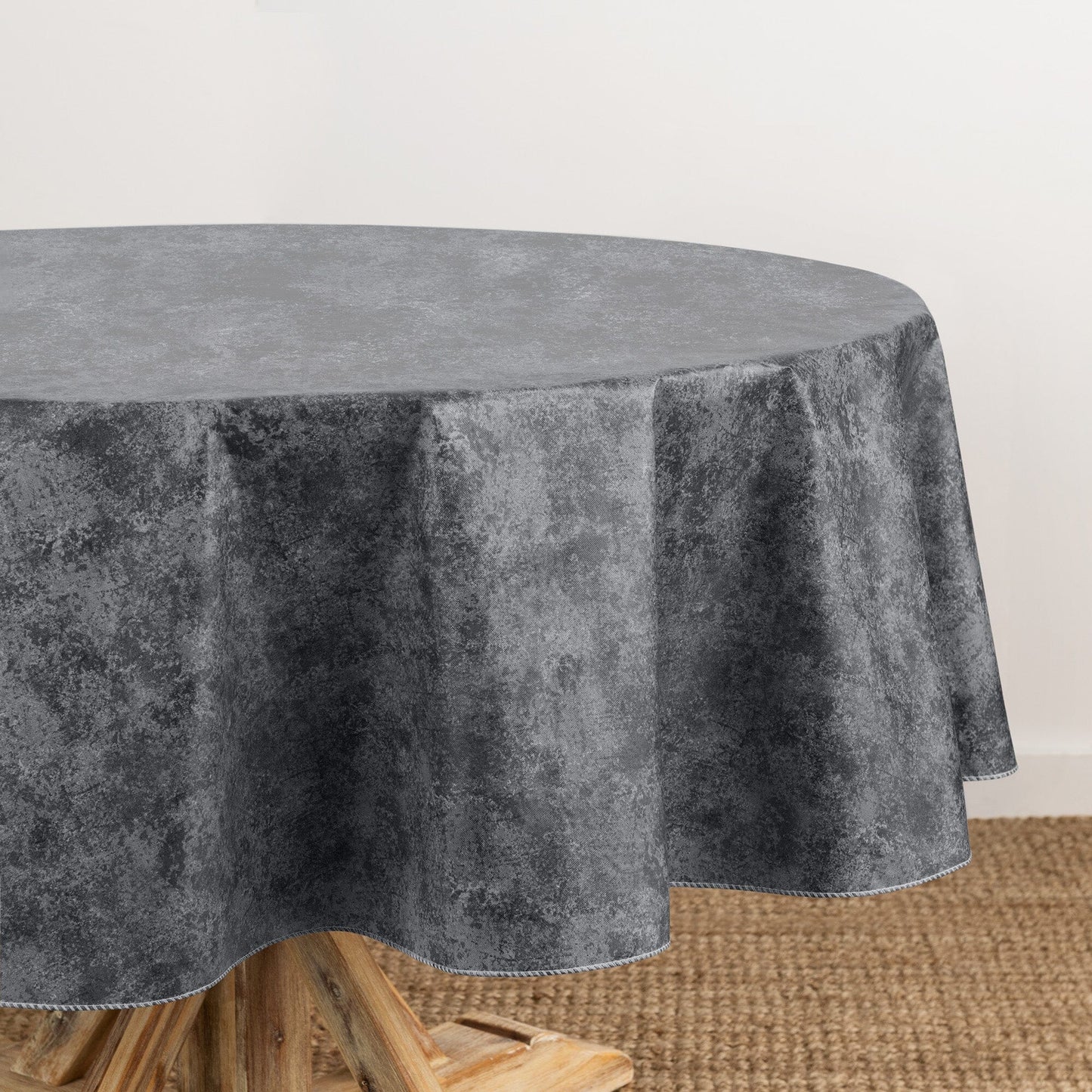 Mantel interior/exterior de vinilo estampado de mármol Mesa