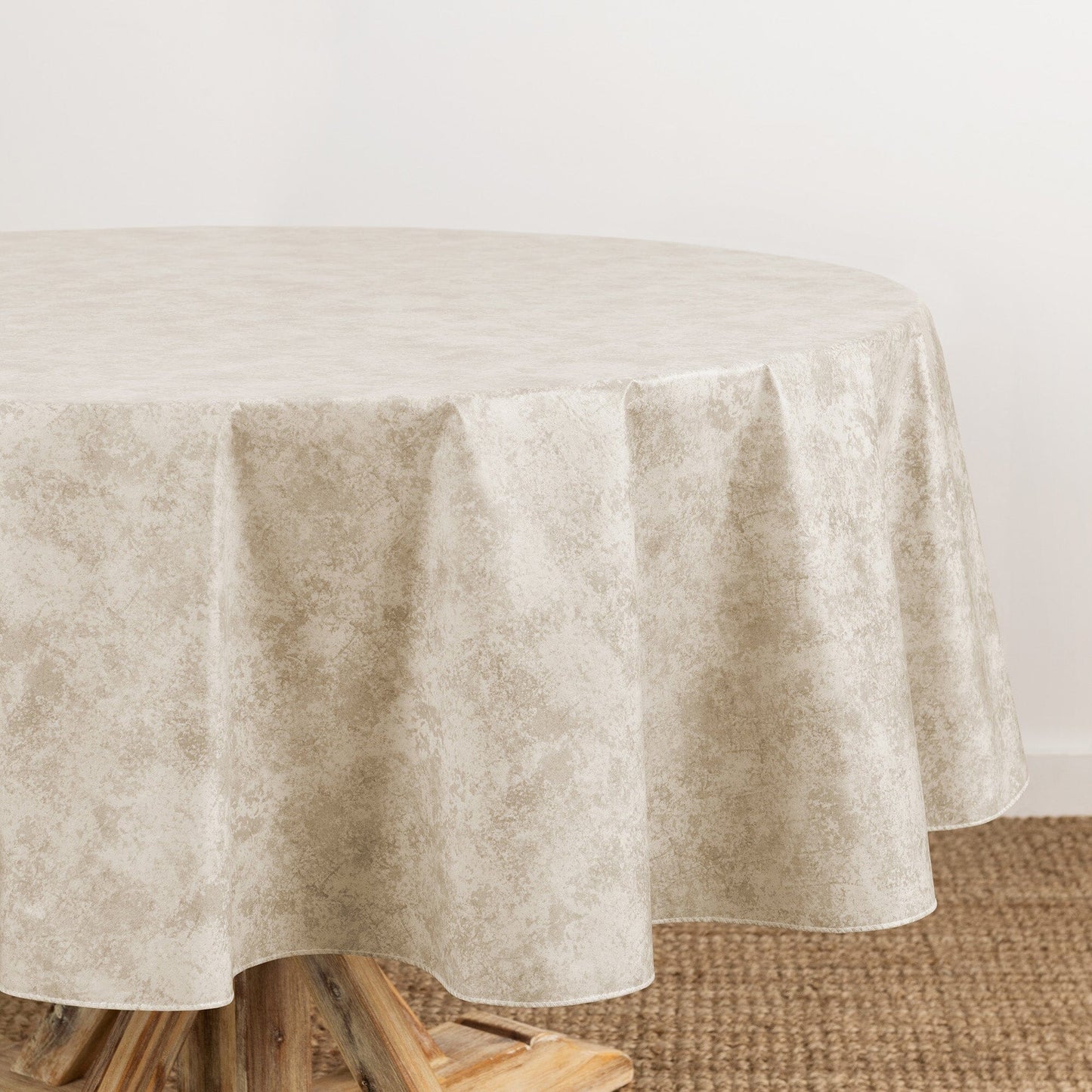 Mantel interior/exterior de vinilo estampado de mármol Mesa