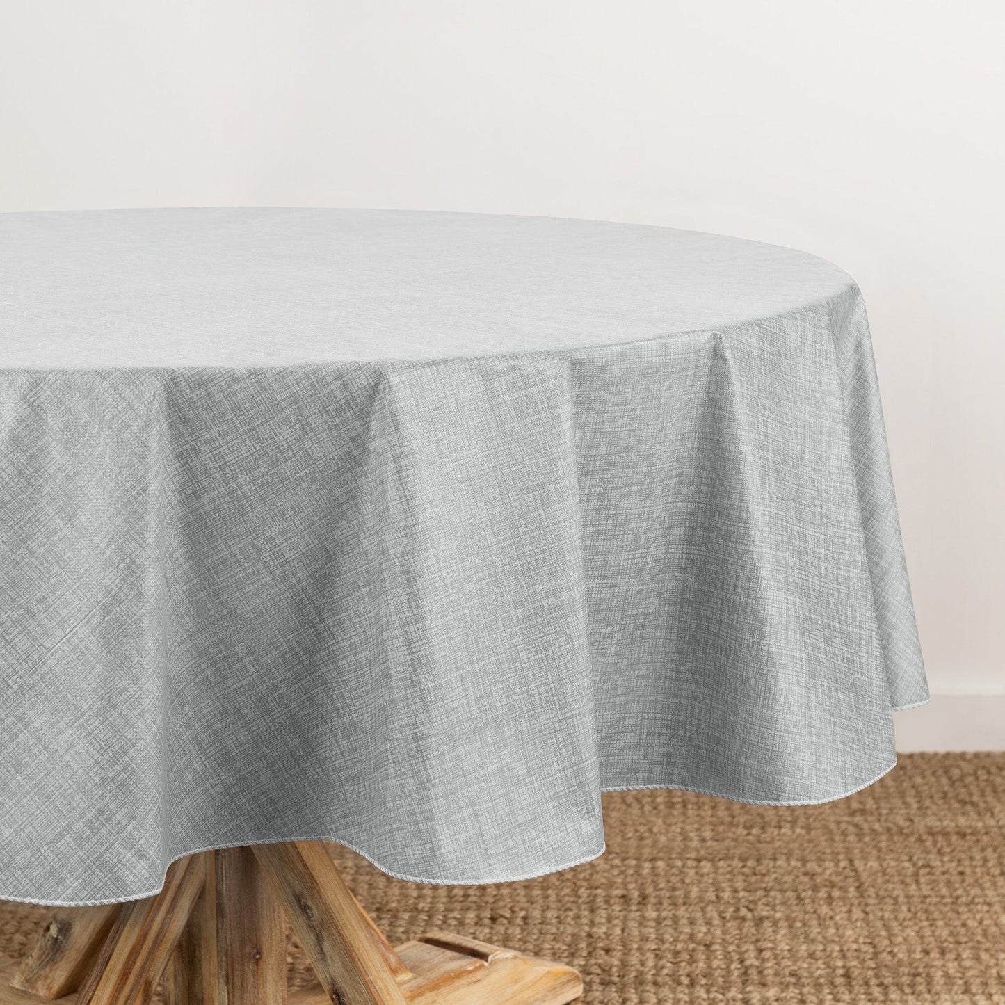 Monterey Linen Texture Vinyl Indoor/Outdoor Tablecloth