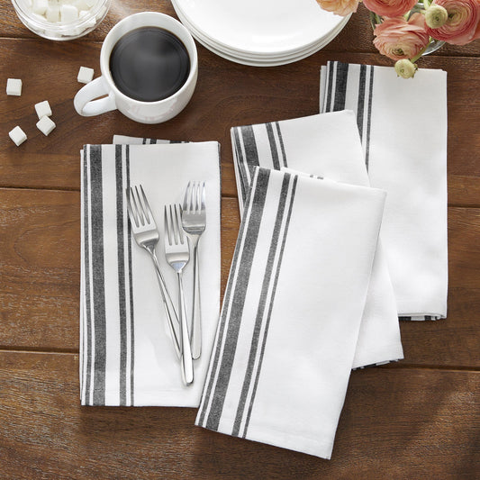 Farmhouse Living Homestead Stripe Napkins, Set of 4